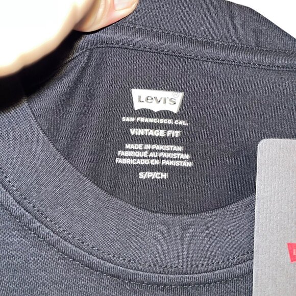 Levis Vintage Fit T-Shirt Black S - Picture 2 of 10